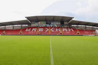 Photo of empty Wrexham AFC Stadium 